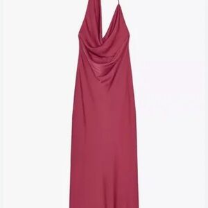 Zara Backless Pink Dress